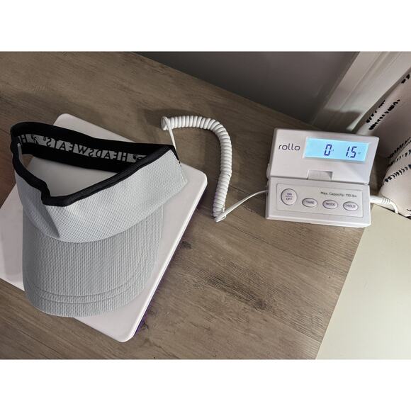 Headsweats Coolmax Visor Gray Logo Outdoor Run Jog Boating Workout Gameday - Picture 8 of 8